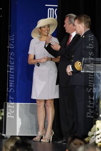 Venetie 4 juli 2010
Prinses Maxima doopt de nieuwe Amsterdam cruiseschip van de Holland America Line in Venetie.
Peter Smulders bv
