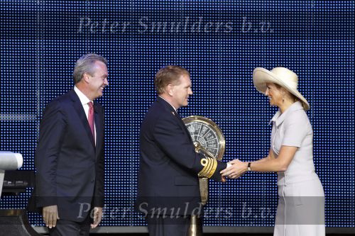Venetie 4 juli 2010
Prinses Maxima doopt de nieuwe Amsterdam cruiseschip van de Holland America Line in Venetie.
Peter Smulders bv