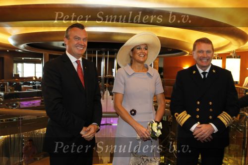 Venetie 4 juli 2010
Prinses Maxima doopt de nieuwe Amsterdam cruiseschip van de Holland America Line in Venetie.
Peter Smulders bv