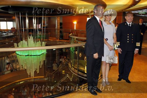 Venetie 4 juli 2010
Prinses Maxima doopt de nieuwe Amsterdam cruiseschip van de Holland America Line in Venetie.
Peter Smulders bv