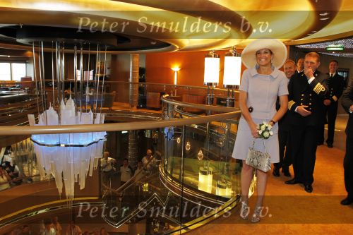 Venetie 4 juli 2010
Prinses Maxima doopt de nieuwe Amsterdam cruiseschip van de Holland America Line in Venetie.
Peter Smulders bv