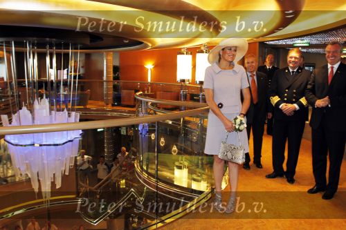 Venetie 4 juli 2010
Prinses Maxima doopt de nieuwe Amsterdam cruiseschip van de Holland America Line in Venetie.
Peter Smulders bv