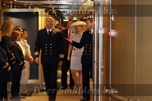 Venetie 4 juli 2010
Prinses Maxima doopt de nieuwe Amsterdam cruiseschip van de Holland America Line in Venetie.
Peter Smulders bv