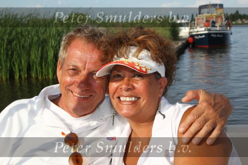 Sneek, 9 Augustus 2010
Mirella Jacobs ( van Frank & Mirella ) en haar tweede echtgenoot Harry
Foto Peter Smulders BV