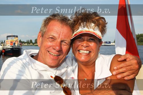 Sneek, 9 Augustus 2010
Mirella Jacobs ( van Frank & Mirella ) en haar tweede echtgenoot Harry
Foto Peter Smulders BV