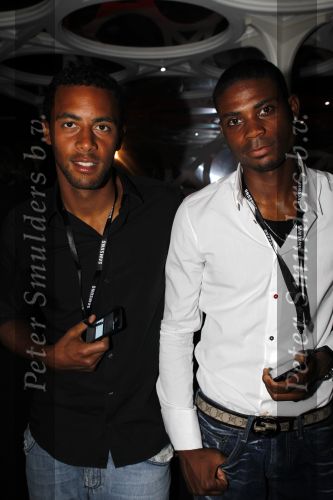 Amsterdam 1 juli 2010
Presentatie nieuwe Samsung telefoon in Club air. Kew jaliens en Mousa Dembele
Peter Smulders bv