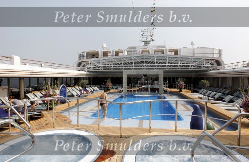 Venetie 4 juli 2010
Prinses Maxima doopt de nieuwe Amsterdam cruiseschip van de Holland America Line in Venetie.
Peter Smulders bv