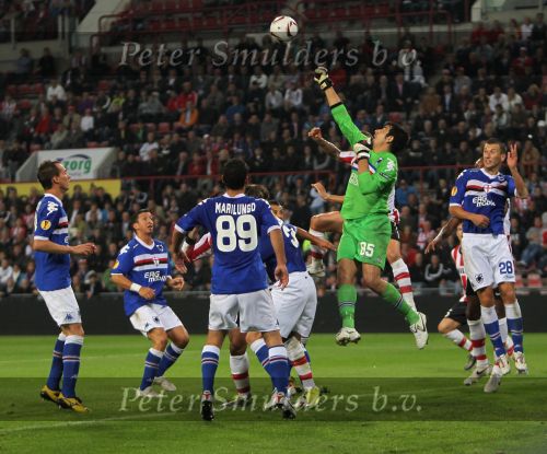 Eindhoven, 17 September 2010
EuropaLeague 1e wedstrijd PSV-Sampdoria, eindstand 1-1

Foto Junior Smulders