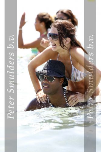 Ibiza 31 juli 2010
Patrick Kluivert en zijn vrouw Rosanna Kluivert Lima bij Blue Marlin.
Peter Smulders bv