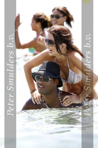 Ibiza 31 juli 2010
Patrick Kluivert en zijn vrouw Rosanna Kluivert Lima bij Blue Marlin.
Peter Smulders bv