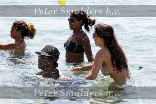 Ibiza 31 juli 2010
Patrick Kluivert en zijn vrouw Rosanna Kluivert Lima bij Blue Marlin.
Peter Smulders bv