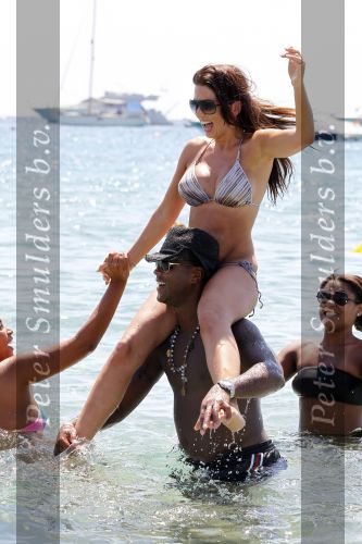 Ibiza 31 juli 2010
Patrick Kluivert en zijn vrouw Rosanna Kluivert Lima bij Blue Marlin.
Peter Smulders bv