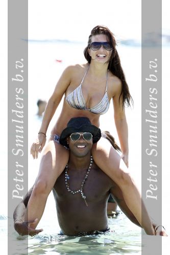 Ibiza 31 juli 2010
Patrick Kluivert en zijn vrouw Rosanna Kluivert Lima bij Blue Marlin.
Peter Smulders bv