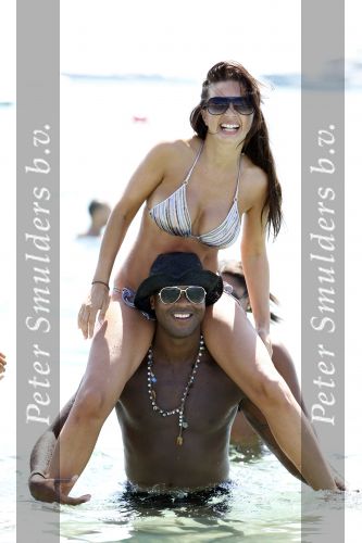 Ibiza 31 juli 2010
Patrick Kluivert en zijn vrouw Rosanna Kluivert Lima bij Blue Marlin.
Peter Smulders bv