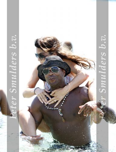 Ibiza 31 juli 2010
Patrick Kluivert en zijn vrouw Rosanna Kluivert Lima bij Blue Marlin.
Peter Smulders bv