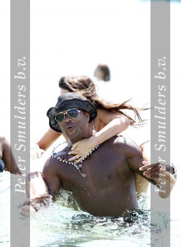 Ibiza 31 juli 2010
Patrick Kluivert en zijn vrouw Rosanna Kluivert Lima bij Blue Marlin.
Peter Smulders bv