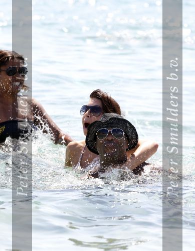 Ibiza 31 juli 2010
Patrick Kluivert en zijn vrouw Rosanna Kluivert Lima bij Blue Marlin.
Peter Smulders bv