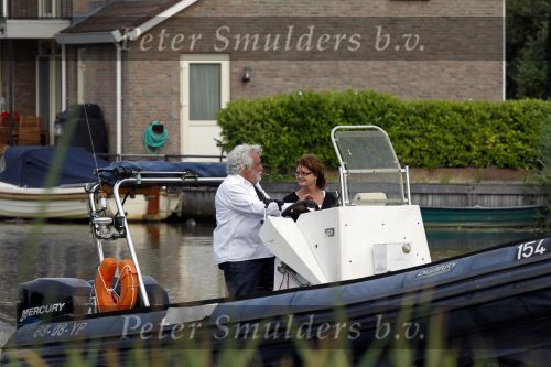 Ouderkerk aan de Amstel 3 augustus 2010
Patty Harpenau met vriend op de boot op de amstel.
Peter Smulders bv