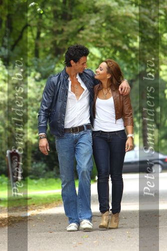 Tilburg, 15 Augustus 2010
Remco Bastiaansen ( ex-vriendje van Patricia Paay ) en eigenaar van een dansschool met zijn nieuwe liefde, de 20 jarige Amber Kreefft.
Foto Peter Smulders BV