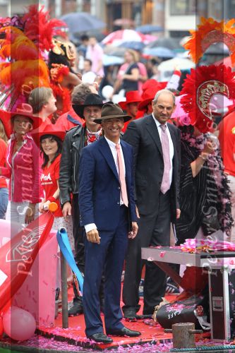 Amsterdam, 7 Augustus 2010
Gay Pride  Canal Parade
Ronald Plasterk en Job Cohen
Foto Peter Smulders BV
