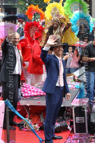 Amsterdam, 7 Augustus 2010
Gay Pride  Canal Parade
Ronald Plasterk en Job Cohen
Foto Peter Smulders BV