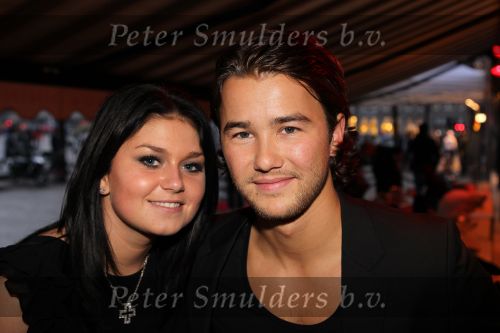 Amsterdam, 23 September 2010
Eerste CD uitreiking van Roxeanne Hazes en Andre Hazes Jr. 
met de titel: Van jou, voor jou.
Roxeanne Hazes met haar vriendje
Foto Peter Smulders BV