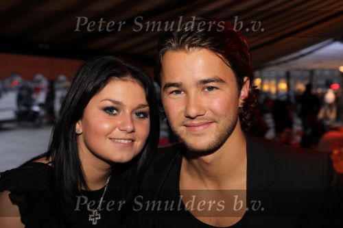 Amsterdam, 23 September 2010
Eerste CD uitreiking van Roxeanne Hazes en Andre Hazes Jr. 
met de titel: Van jou, voor jou.
Roxeanne Hazes met haar vriendje
Foto Peter Smulders BV