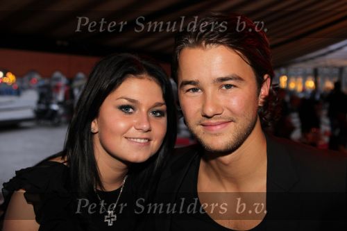 Amsterdam, 23 September 2010
Eerste CD uitreiking van Roxeanne Hazes en Andre Hazes Jr. 
met de titel: Van jou, voor jou.
Roxeanne Hazes met haar vriendje
Foto Peter Smulders BV