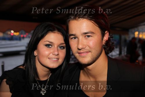 Amsterdam, 23 September 2010
Eerste CD uitreiking van Roxeanne Hazes en Andre Hazes Jr. 
met de titel: Van jou, voor jou.
Roxeanne Hazes met haar vriendje
Foto Peter Smulders BV