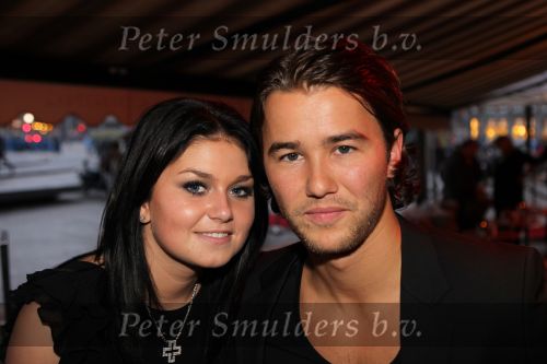 Amsterdam, 23 September 2010
Eerste CD uitreiking van Roxeanne Hazes en Andre Hazes Jr. 
met de titel: Van jou, voor jou.
Roxeanne Hazes met haar vriendje
Foto Peter Smulders BV