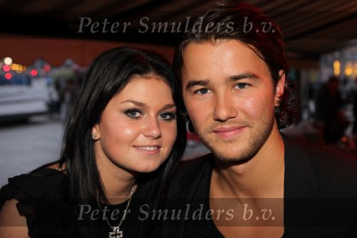 Amsterdam, 23 September 2010
Eerste CD uitreiking van Roxeanne Hazes en Andre Hazes Jr. 
met de titel: Van jou, voor jou.
Roxeanne Hazes met haar vriendje
Foto Peter Smulders BV