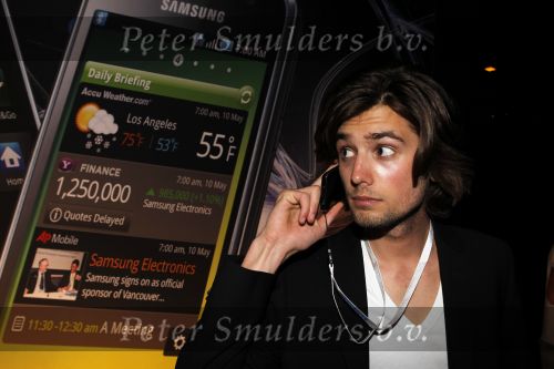 Amsterdam 1 juli 2010
Presentatie nieuwe Samsung telefoon in Club air. Ruud Feltkamp
Peter Smulders bv