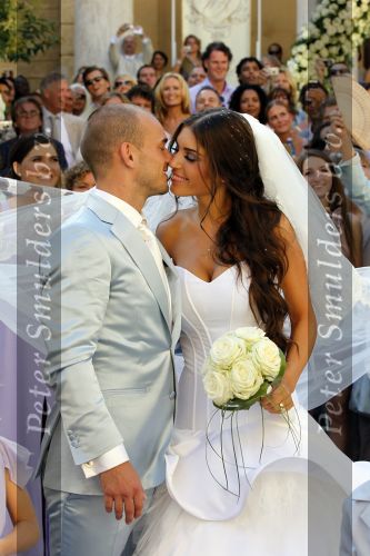 Sienna 17 juli 2010
Yolanthe Cabau v Kasbergen en Wesley Sneijder trouwen in Italie.
Peter Smulders bv