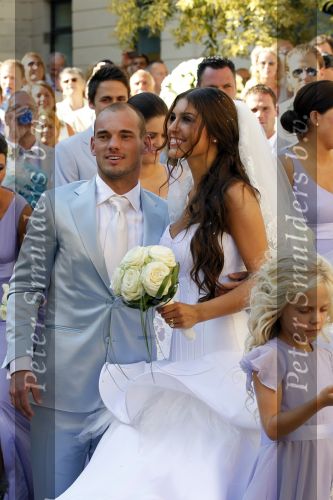 Sienna 17 juli 2010
Yolanthe Cabau v Kasbergen en Wesley Sneijder trouwen in Italie.
Peter Smulders bv