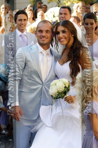 Sienna 17 juli 2010
Yolanthe Cabau v Kasbergen en Wesley Sneijder trouwen in Italie.
Peter Smulders bv