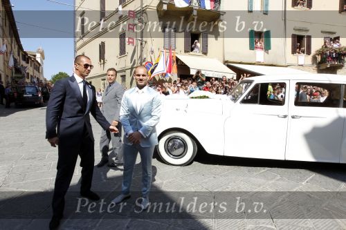 Sienna 17 juli 2010
Yolanthe Cabau v Kasbergen en Wesley Sneijder trouwen in Italie.
Peter Smulders bv