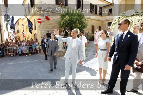 Sienna 17 juli 2010
Yolanthe Cabau v Kasbergen en Wesley Sneijder trouwen in Italie.
Peter Smulders bv