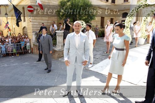 Sienna 17 juli 2010
Yolanthe Cabau v Kasbergen en Wesley Sneijder trouwen in Italie.
Peter Smulders bv