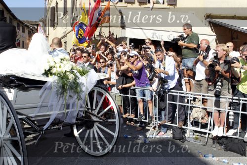 Sienna 17 juli 2010
Yolanthe Cabau v Kasbergen en Wesley Sneijder trouwen in Italie.
Peter Smulders bv