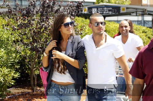 Ibiza 27 juli 2010
Wesley Sneijder en Yolanthe Cabau Sneijder arriveren met vrienden op ibiza voor het tweede gedeelte van hun huwelijksreis.
Peter Smulders bv