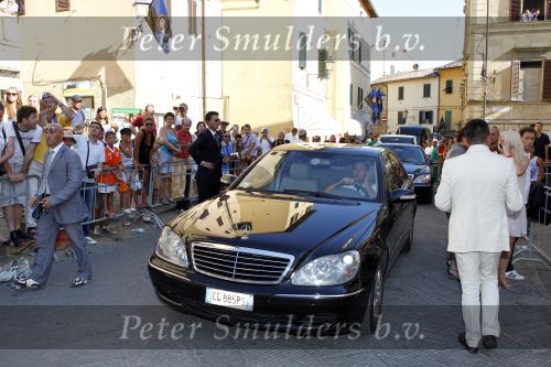 Sienna 17 juli 2010
Yolanthe Cabau v Kasbergen en Wesley Sneijder trouwen in Italie.
Peter Smulders bv
