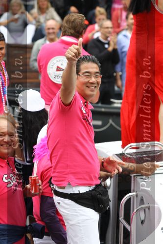 Amsterdam, 7 Augustus 2010
Gay Pride  Canal Parade
Won Jip
Foto Peter Smulders BV