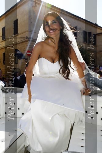 Sienna 17 juli 2010
Yolanthe Cabau v Kasbergen en Wesley Sneijder trouwen in Italie.
Peter Smulders bv