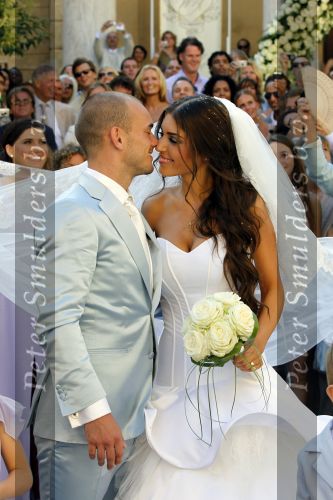 Sienna 17 juli 2010
Yolanthe Cabau v Kasbergen en Wesley Sneijder trouwen in Italie.
Peter Smulders bv