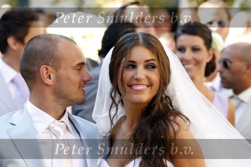 Sienna 17 juli 2010
Yolanthe Cabau v Kasbergen en Wesley Sneijder trouwen in Italie.
Peter Smulders bv