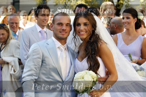Sienna 17 juli 2010
Yolanthe Cabau v Kasbergen en Wesley Sneijder trouwen in Italie.
Peter Smulders bv