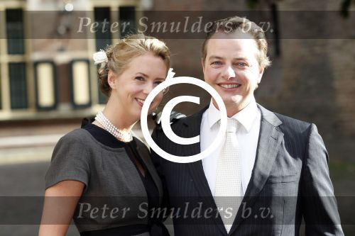 Den haag 11 september 2011
Barry Madlener met zijn vriendin Veronique Haarsma op het binnenhof.
Peter Smulders bv