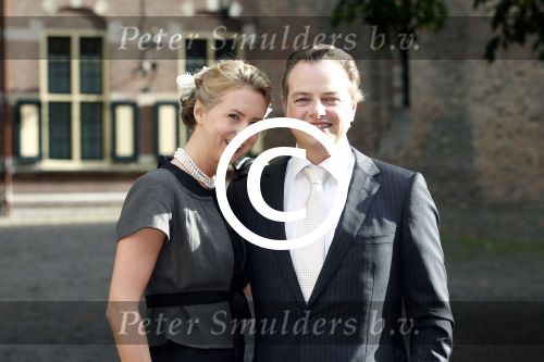 Den haag 11 september 2011
Barry Madlener met zijn vriendin Veronique Haarsma op het binnenhof.
Peter Smulders bv