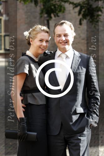 Den haag 11 september 2011
Barry Madlener met zijn vriendin Veronique Haarsma op het binnenhof.
Peter Smulders bv