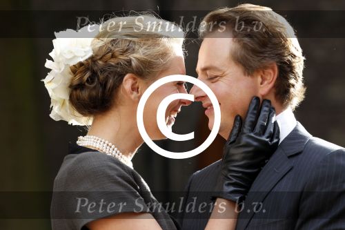 Den haag 11 september 2011
Barry Madlener met zijn vriendin Veronique Haarsma op het binnenhof.
Peter Smulders bv
